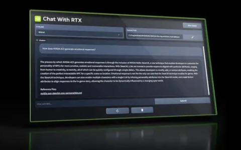 RTX30和40系列显卡进入AI时代，英伟达推出RTX聊天机器人